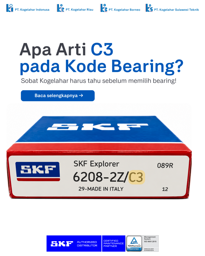 Arti C3 pada kode bearing