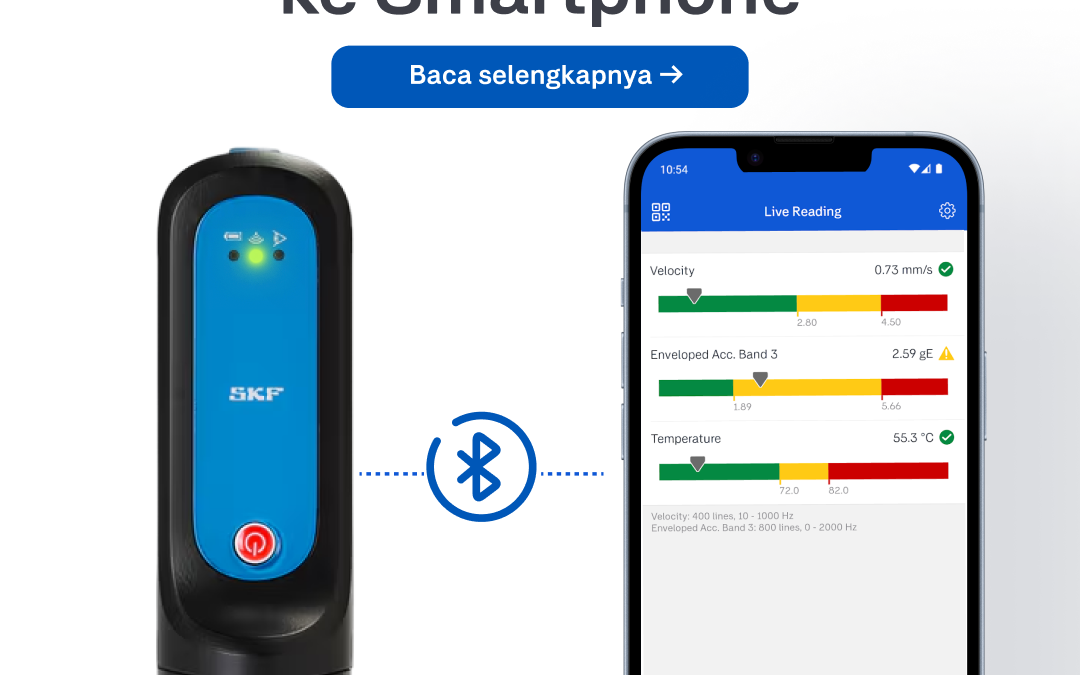 Cara Menghubungkan SKF QuickCollect Sensor ke Smartphone