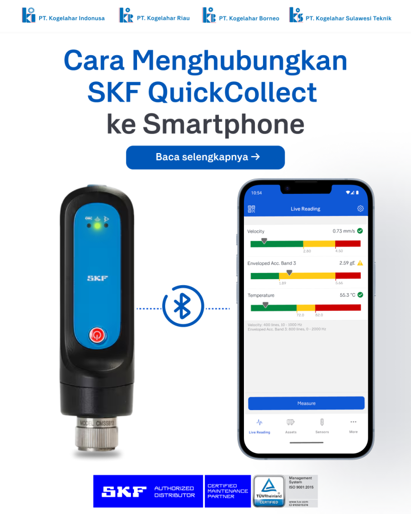 Cara Menghubungkan SKF QuickCollect Sensor ke Smartphone