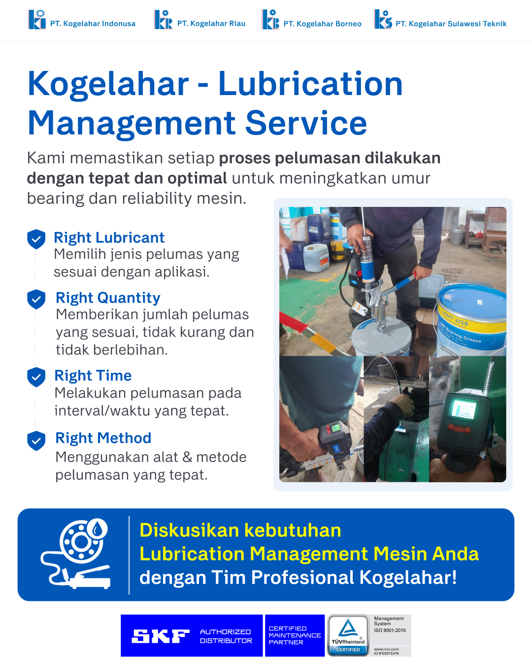 Kogelahar - Lubrication Management Service Kogelahar - Lubrication Management Service
