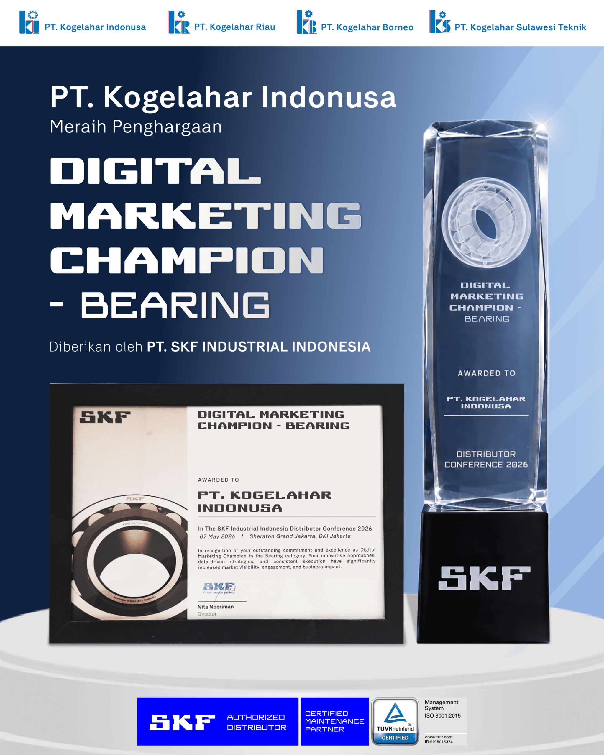 KI - Digital Marketing Champion Bearing KI - Digital Marketing Champion Bearing