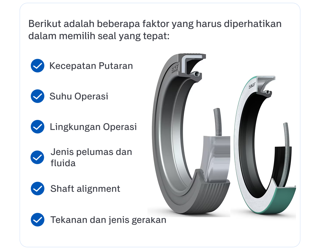 Cara Memilih Seal yang Tepat Cara Memilih Seal yang Tepat