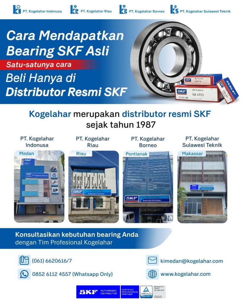 Cara mendapatkan bearing SKF asli