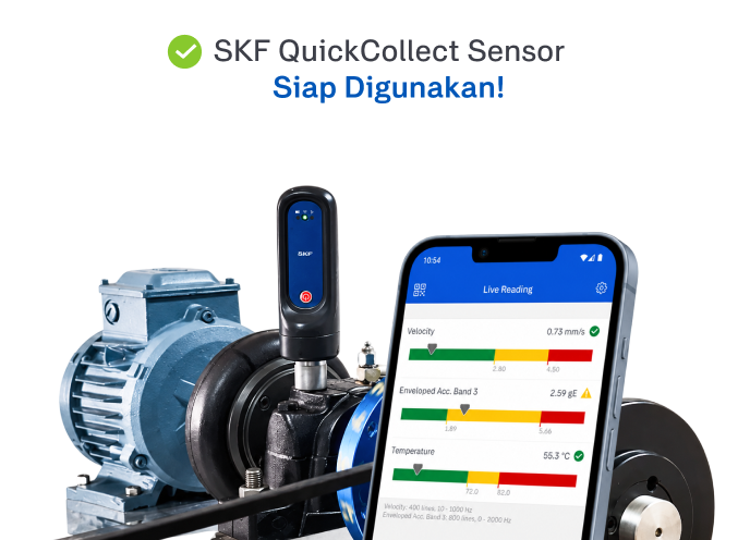 Cara Menghubungkan SKF QuickCollect Sensor ke Smartphone