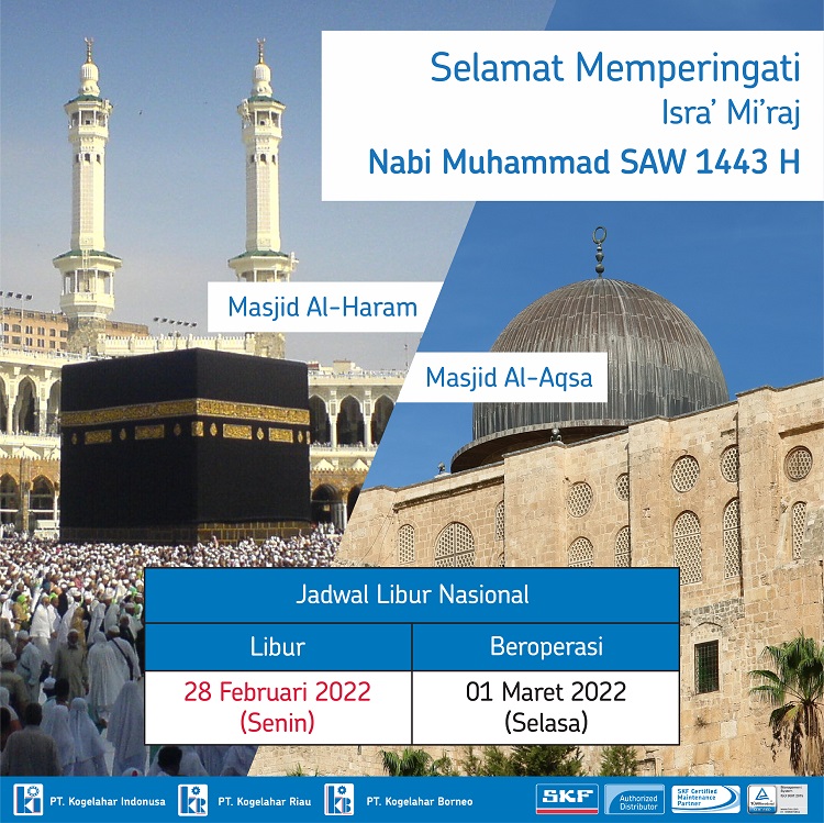 Selamat Memperingati Isra' Mi'raj Nabi Muhammad SAW 1443 H